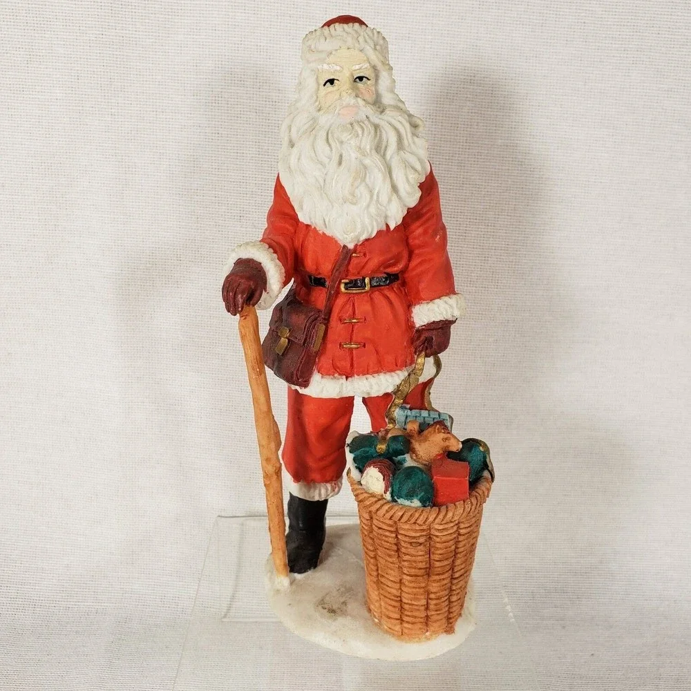 Vintage Christmas‎ Mornin' Santa Claus Figurine Made In Taiwan 5.5